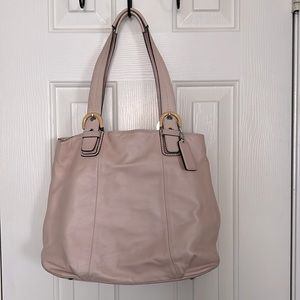 Coach leather handbag satchel tote